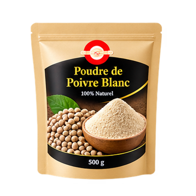 Poudre de poivre blanc